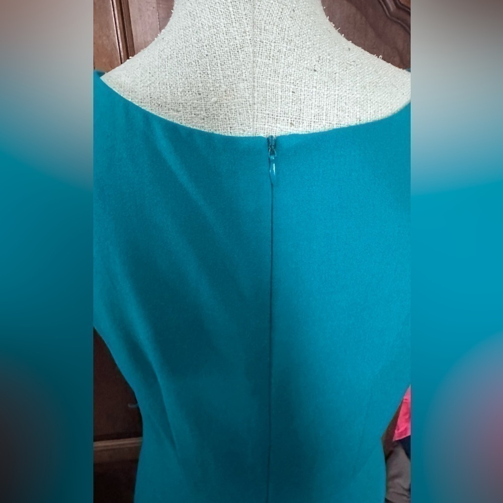 AB Studio Sleeveless Dress Midi Fit & Flare Knit Sz 8 - Picture 4 of 5